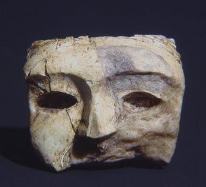 Menselijk masker, uit het Graf van Bernardini di Palestrina