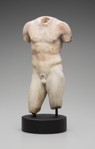 Naakt mannelijk torso (marmer) door Roman