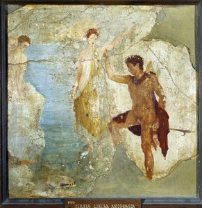 Perseus bevrijdt Andromeda (fresco). Museo archeologico di Napoli