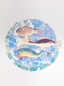 Polychrome schilderij gevonden in het huis van de chirurg in Rimini door Roman