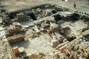 Overblijfselen van het Romeinse Hippodroom door Roman