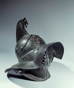 Romeinse oudheid: Gladiatorhelm gebruikt tijdens gevechten