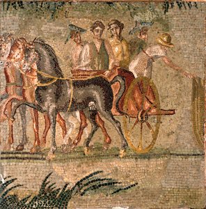 Romeinse kunst: Wagenrace in de oudheid