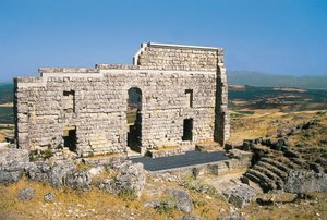 Ruïnes van het Romeinse theater, Acinipo, Ronda, Spanje