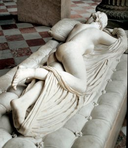 Slapende Hermafrodiet (marmeren sculptuur, 2e eeuw v.Chr.)