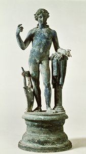 Standbeeld van Apollo uit het Huis van Rode Muren, Pompeii, ca. 30AD door Roman