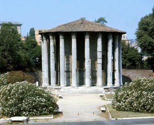 Tempel van Vesta in Rome.