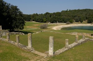 De Romeinse villa in Verige Bay, Brijuni, Kroatië door Roman