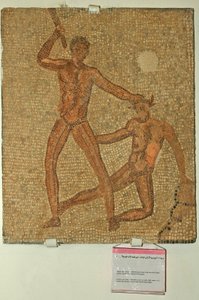 Theseus en de Minotaurus, uit het huis van Jacob Magnus door Roman