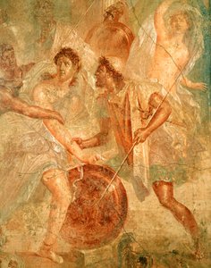 Ulysses en Diomedes herkennen Achilles vermomd als de vrouwelijke Pyrrha tussen de dochters van Lycomedes op Skyros