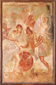 Ulysses en Diomedes herkennen Achilles vermomd als de vrouwelijke Pyrrha tussen de Dochters van Lycomedes op Skyros