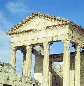 Uitzicht op het Capitolium, voorgevel, 166-167 AD