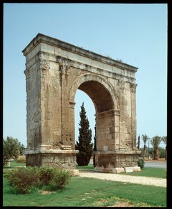 Uitzicht op de boog van Bera door Roman