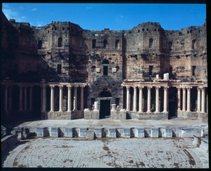 Uitzicht op het theater door Roman