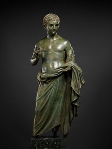 Bronzen standbeeld van een aristocratische jongen, 27 v.Chr.-14 n.Chr.