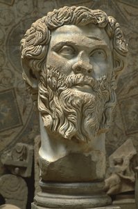 Buste van Septimus Severus (145-211), Hoge Keizerlijke Periode (27 v.Chr.-395 n.Chr.) door Roman Imperial Period