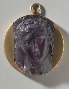 Camee: Hoofd van een vrouw, ca. 1-100