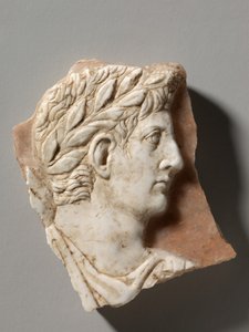 Camee met portret van keizer Augustus door Roman Imperial Period