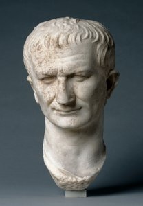 Portret Hoofd van een Staatsman, mogelijk Vespasianus door Roman Imperial Period