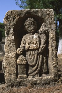 Stèle gewijd aan Ceres, Hoog Keizerlijke Periode (27 v.Chr.-395 n.Chr.) door Roman Imperial Period
