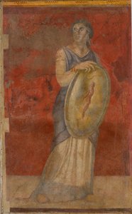 Staande Vrouw met een Schild door Roman Republican Period
