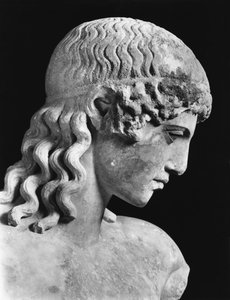 Apollo (marmer) (detail) door Roman Roman
