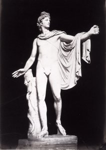Apollo Belvedere, kopie van een Grieks origineel uit de 4e eeuw voor Christus, vóór de verwijdering van eerdere restauraties door Roman Roman