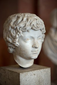 Hoofd van de Romeinse keizer Caracalla als kind (188 - 217 AD)