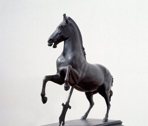 Galopperend paard (Bronzen sculptuur naar een Grieks origineel uit de 4e eeuw v.Chr.) door Roman Roman