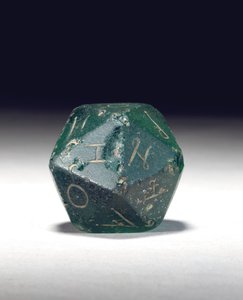 Dobbelsteen, ca. 2e eeuw na Chr. door Roman Roman