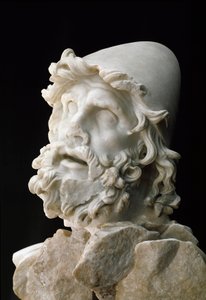 Polyphemus blind: Hoofd van Odysseus door Roman Roman