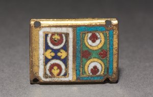 Plaquette van een reliekschrijn, ca. 1170 door Romanesque
