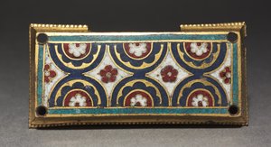 Plaquette, waarschijnlijk van een reliekschrijn, ca. 1180-1190 door Romanesque