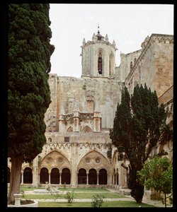 Uitzicht op het klooster en de kathedraal van Sainte Thecle in Tarragona