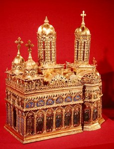 Kivotion, uit het Hurezi Klooster, Vilcea County, 1691-92