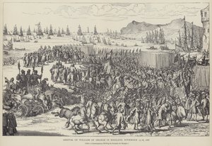 Aankomst van Willem van Oranje in Engeland, november 1688