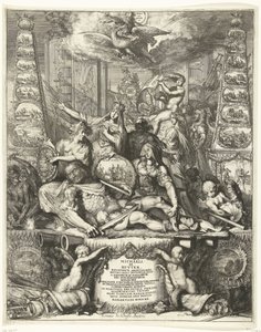 Allegorie op de dood van Michiel de Ruyter, 1676