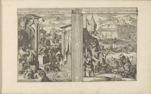Doopceremonies; Berg van Abessinië door Romeyn de Hooghe