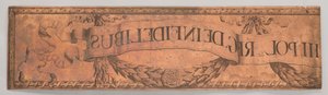 Fragment des rechten oberen Randes des Dedocameron, oder Expeditionen gegen die tatarischen Horden im Jahr 1672