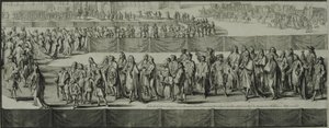 Begrafenisstoet van koningin Maria II, 1695 door Romeyn de Hooghe