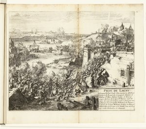 Inname van Lagny, 1589-1590 door Romeyn de Hooghe