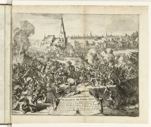 Slag bij Oosterweel, 1567 door Romeyn de Hooghe