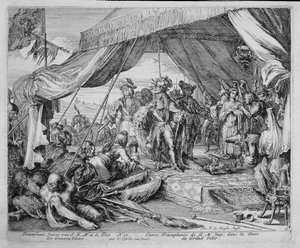 Wenen Print Cycle, Intocht van keizer Leopold (1640-1705) in de tent van de grootvizier, 1683