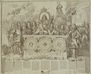 Vorstelyck Tafereel, ca. 1676 door Romeyn de Hooghe