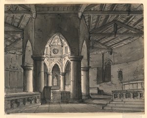 Decorontwerp, Interieur van Gotische Kapel