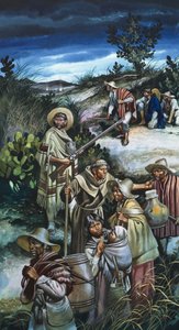 Jose Maria Morelos (1765-1815) (gouache on paper)