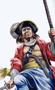 Sir Henry Morgan (gouache op papier)