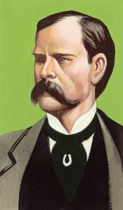 Wyatt Earp (gouache op papier)