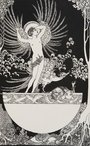 Illustratie uit Rubáiyát van Omar Khayyam, 1920 door Ronald Balfour