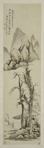 Landschap na Ni Can door Rongguang Wu